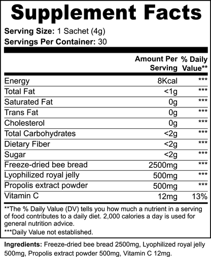 BioHive+ Bee Bread Powder